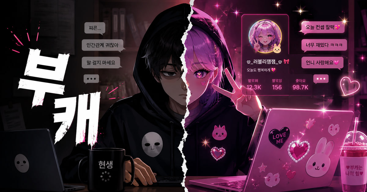 부캐 뜻을 보여주는 이미지