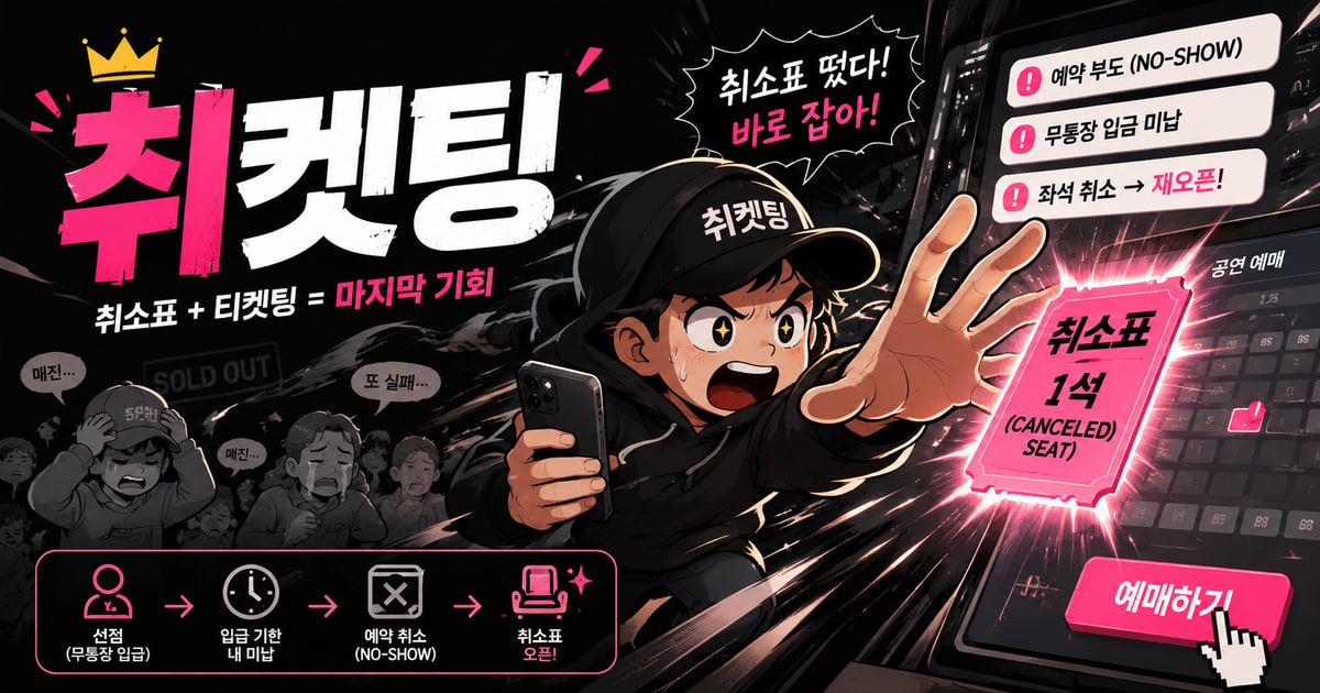 취켓팅 뜻을 보여주는 이미지