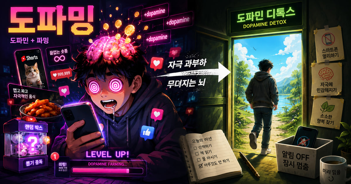 도파밍 뜻을 보여주는 이미지
