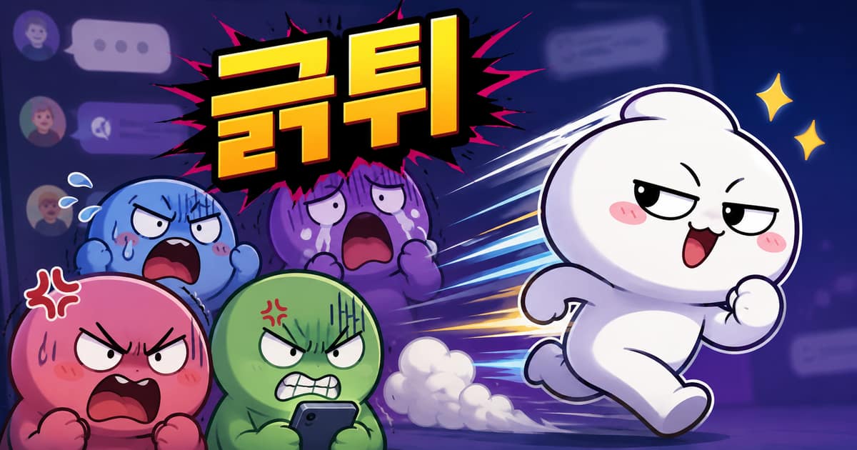 긁튀 뜻을 보여주는 이미지