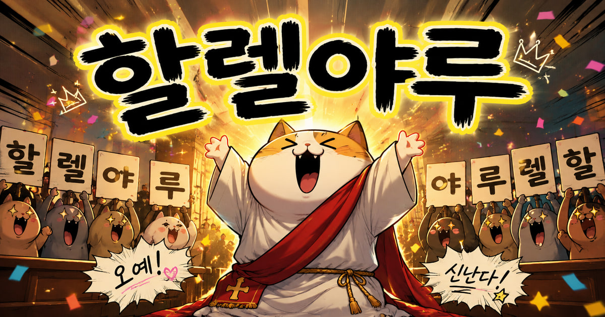 할렐야루 뜻을 보여주는 이미지