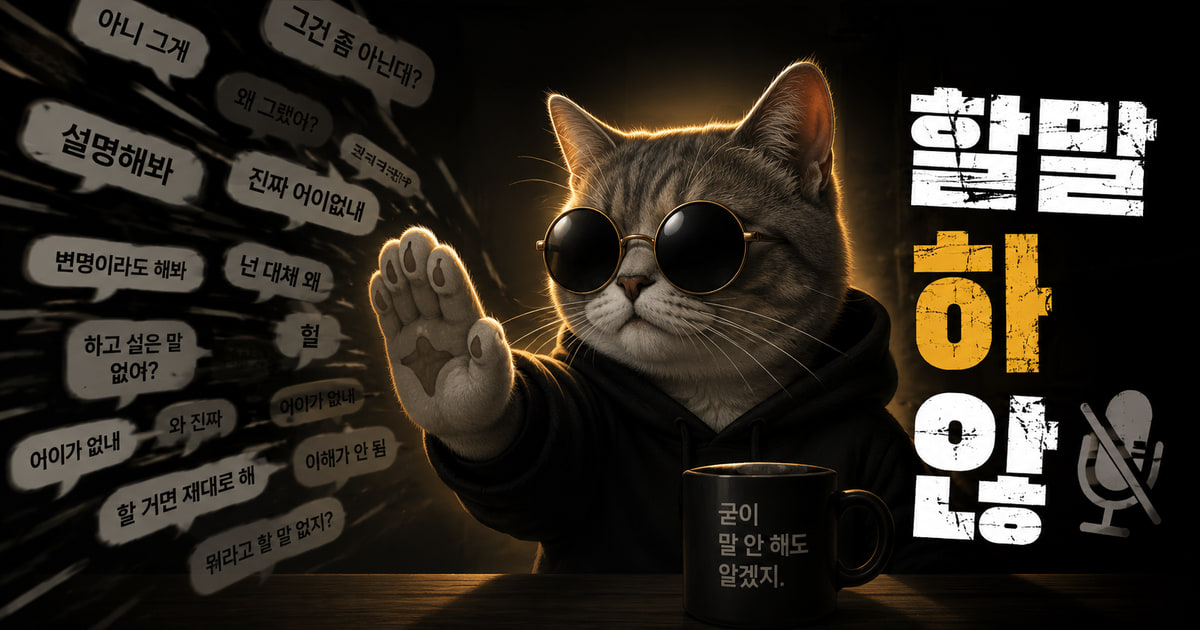 할말하않 뜻을 보여주는 이미지