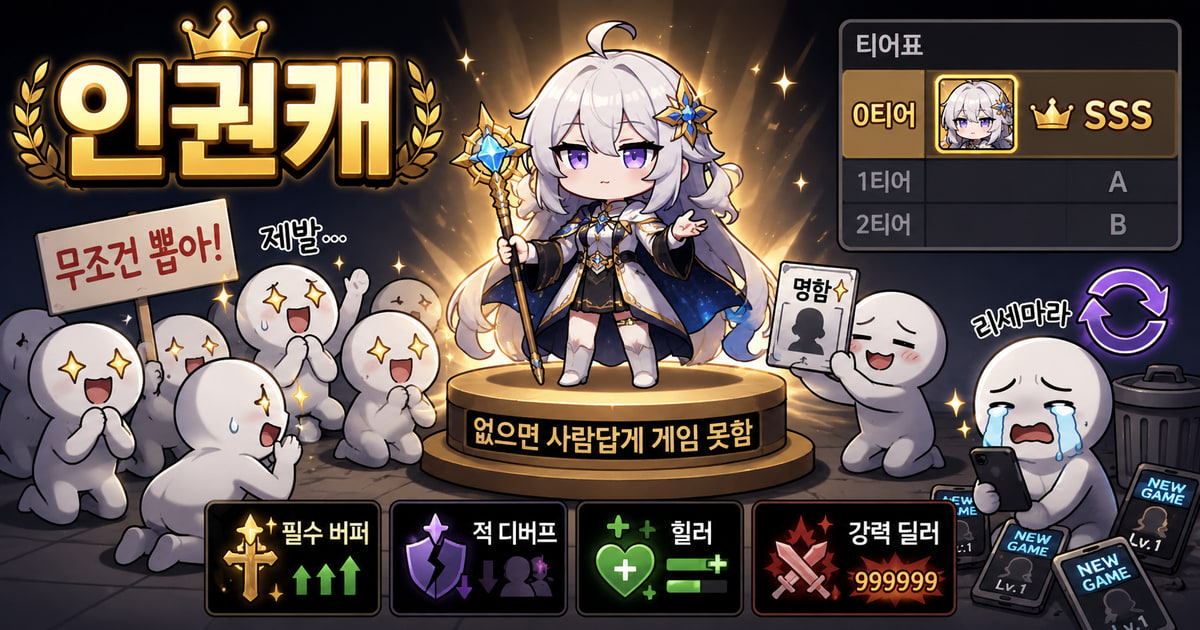 인권캐 뜻을 보여주는 이미지