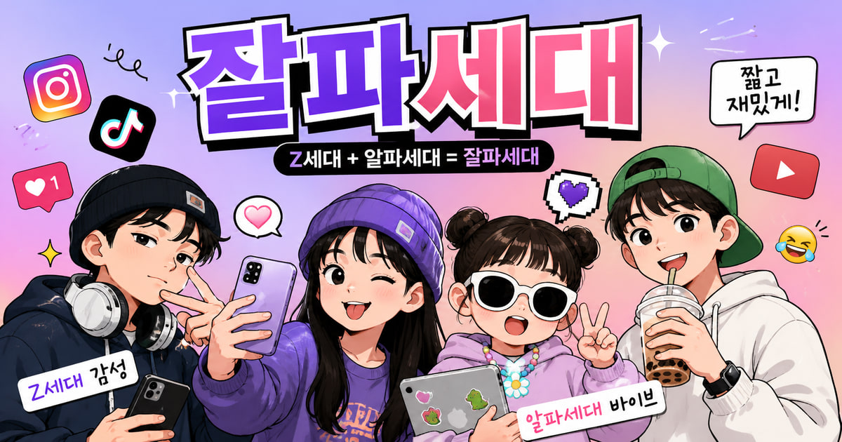 잘파세대 뜻을 보여주는 이미지