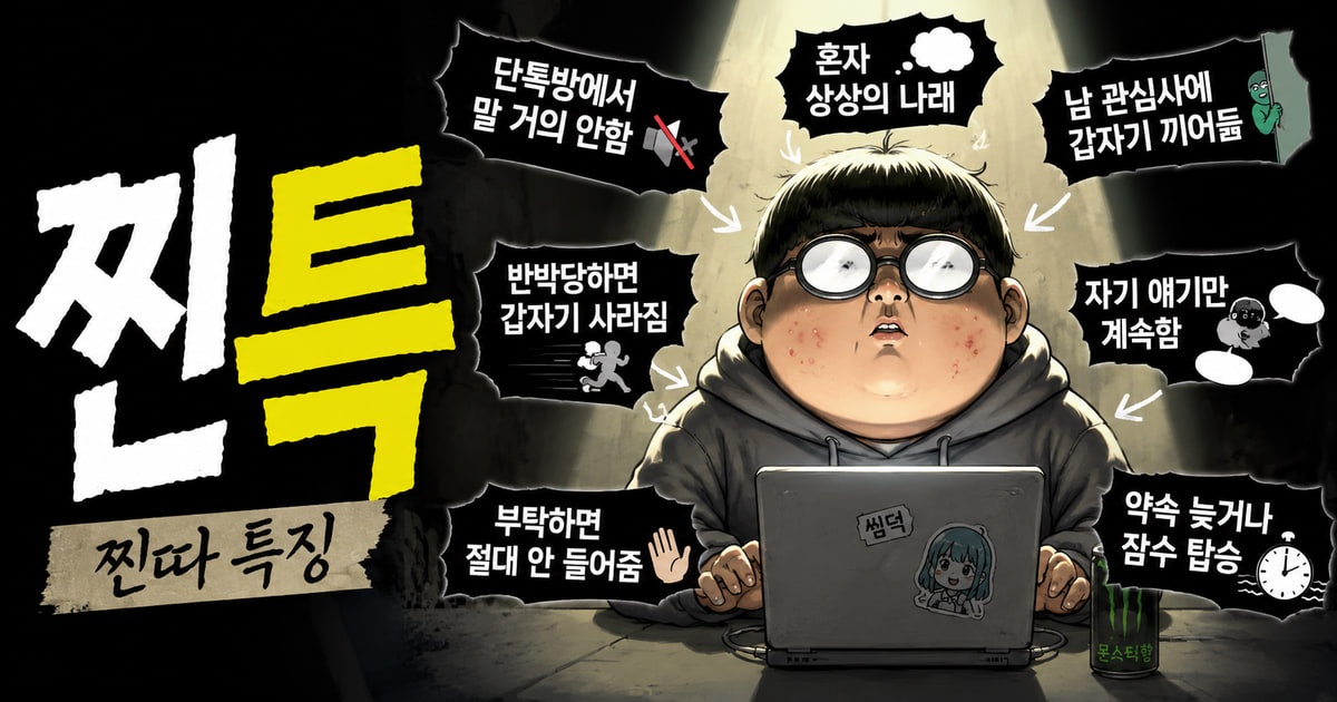 찐특 뜻을 보여주는 이미지