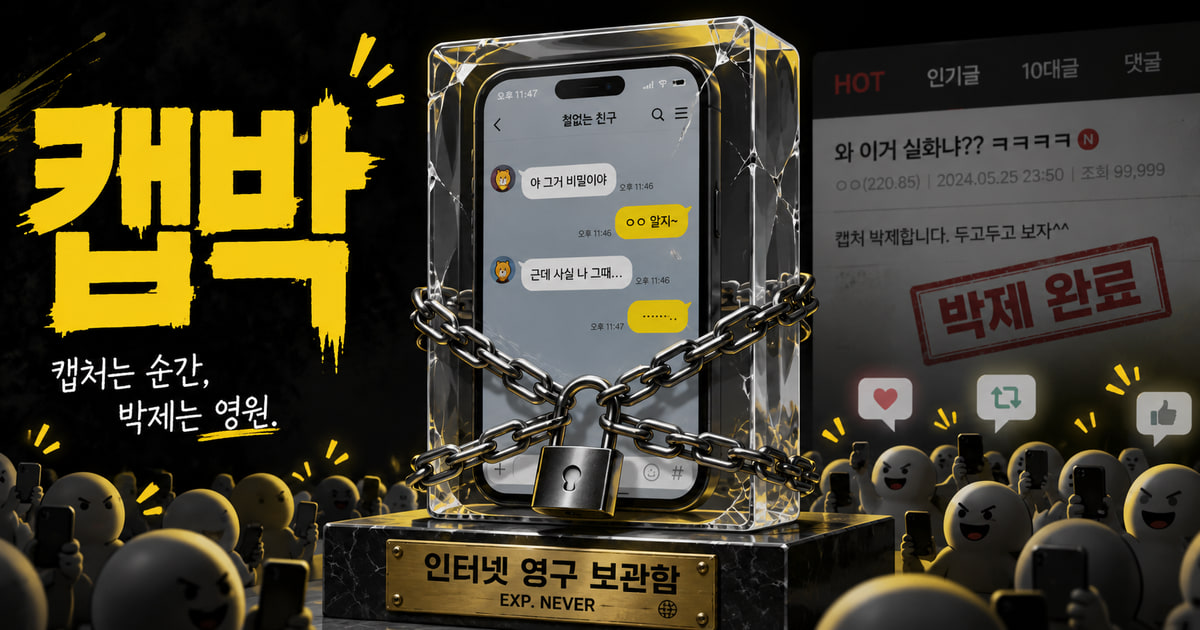 캡박 뜻을 보여주는 이미지