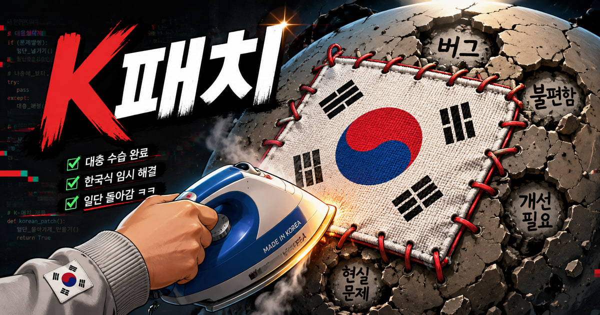K패치 뜻을 보여주는 이미지