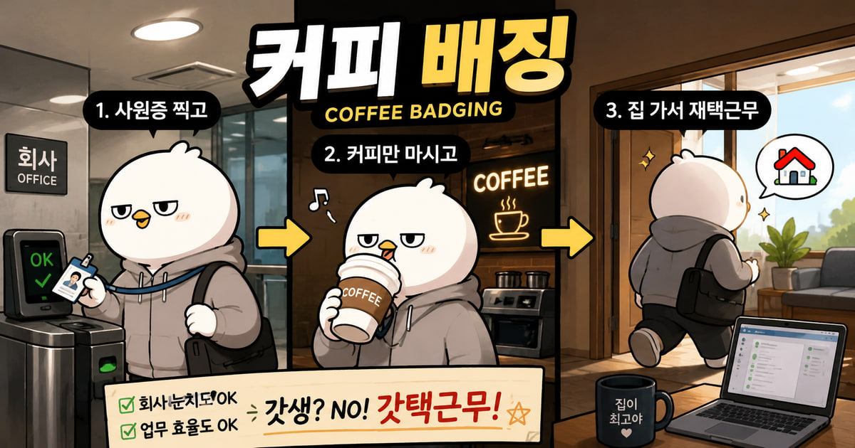 커피 배징 뜻을 보여주는 이미지