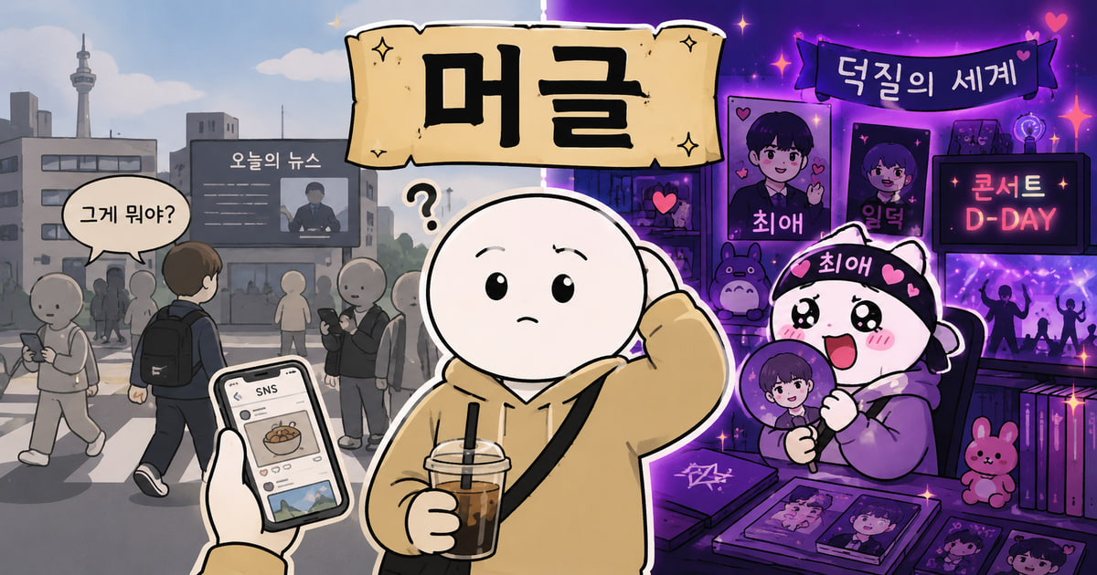 머글 뜻을 보여주는 이미지