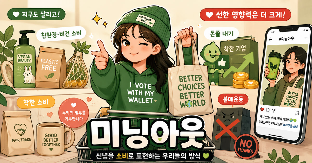 미닝아웃 뜻을 보여주는 이미지