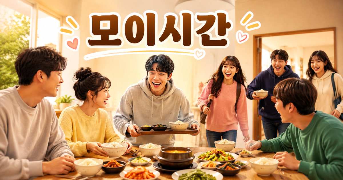 모이시간 뜻을 보여주는 이미지