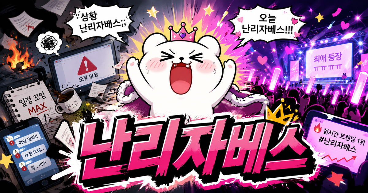 난리자베스 뜻을 보여주는 이미지