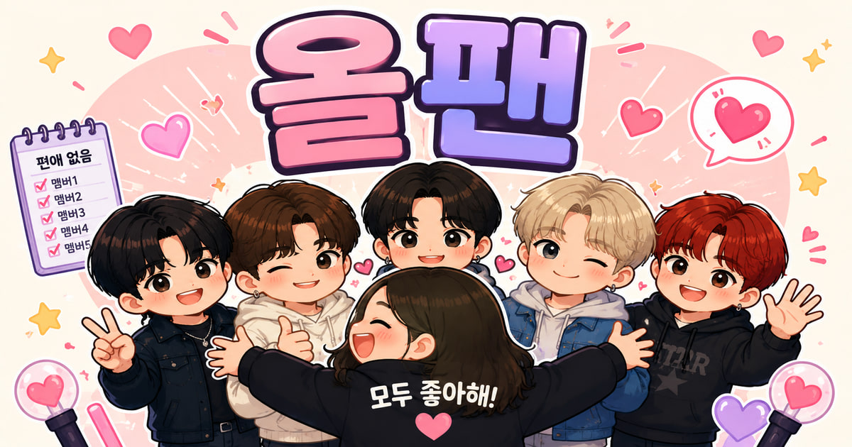 올팬 뜻을 보여주는 이미지