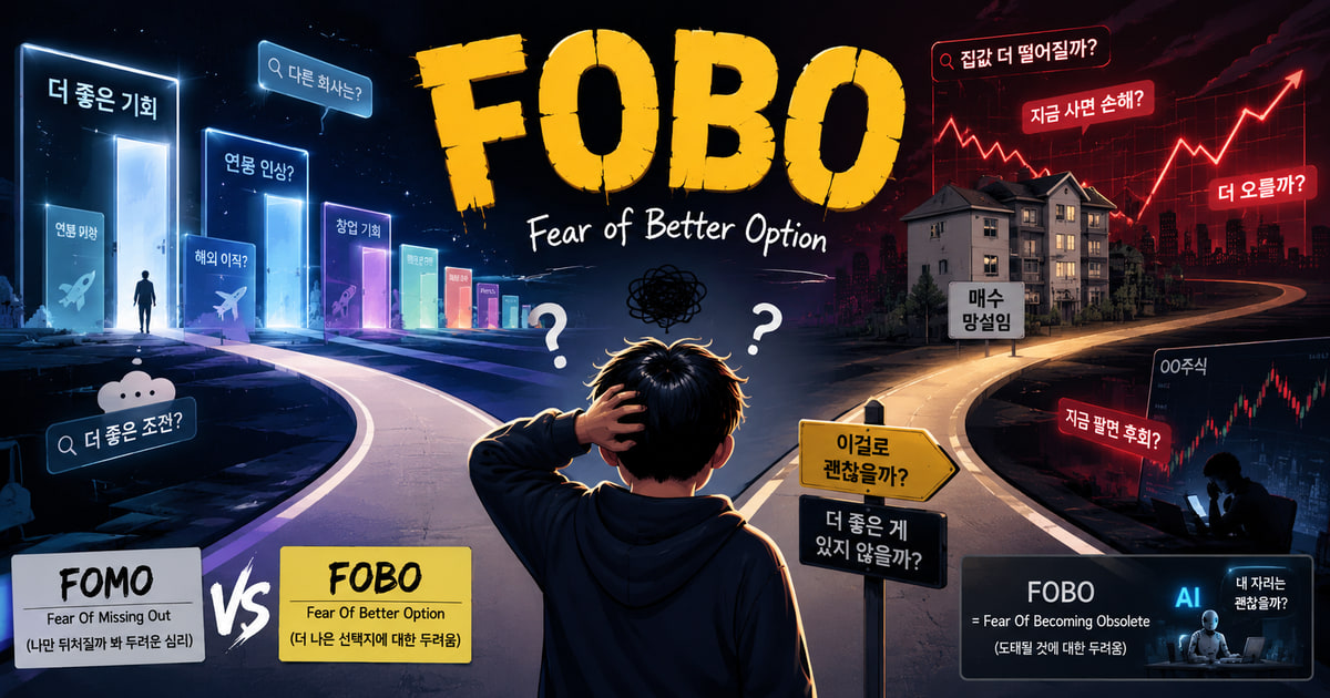 FOBO 뜻을 보여주는 이미지