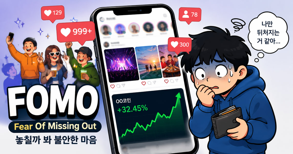 FOMO 뜻을 보여주는 이미지