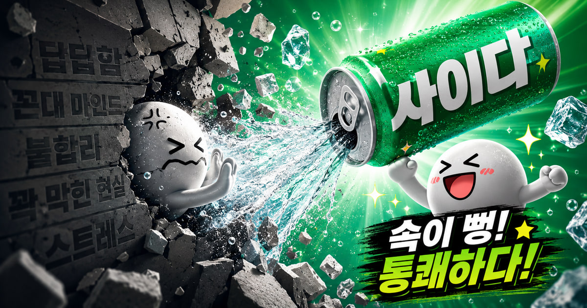 사이다 뜻을 보여주는 이미지