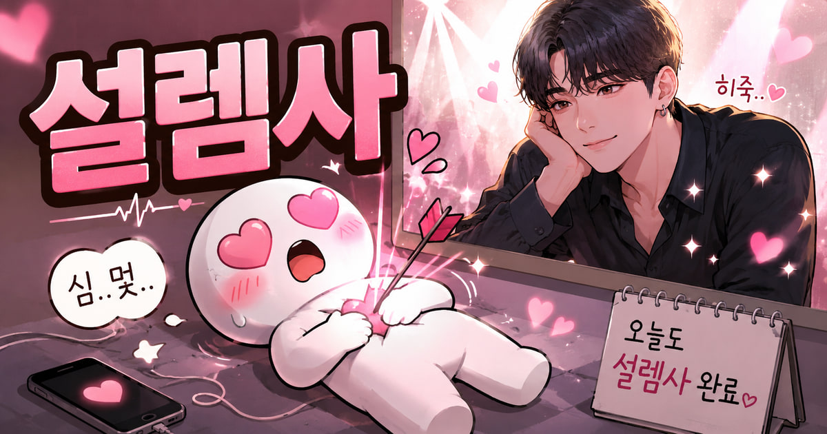 설렘사 뜻을 보여주는 이미지