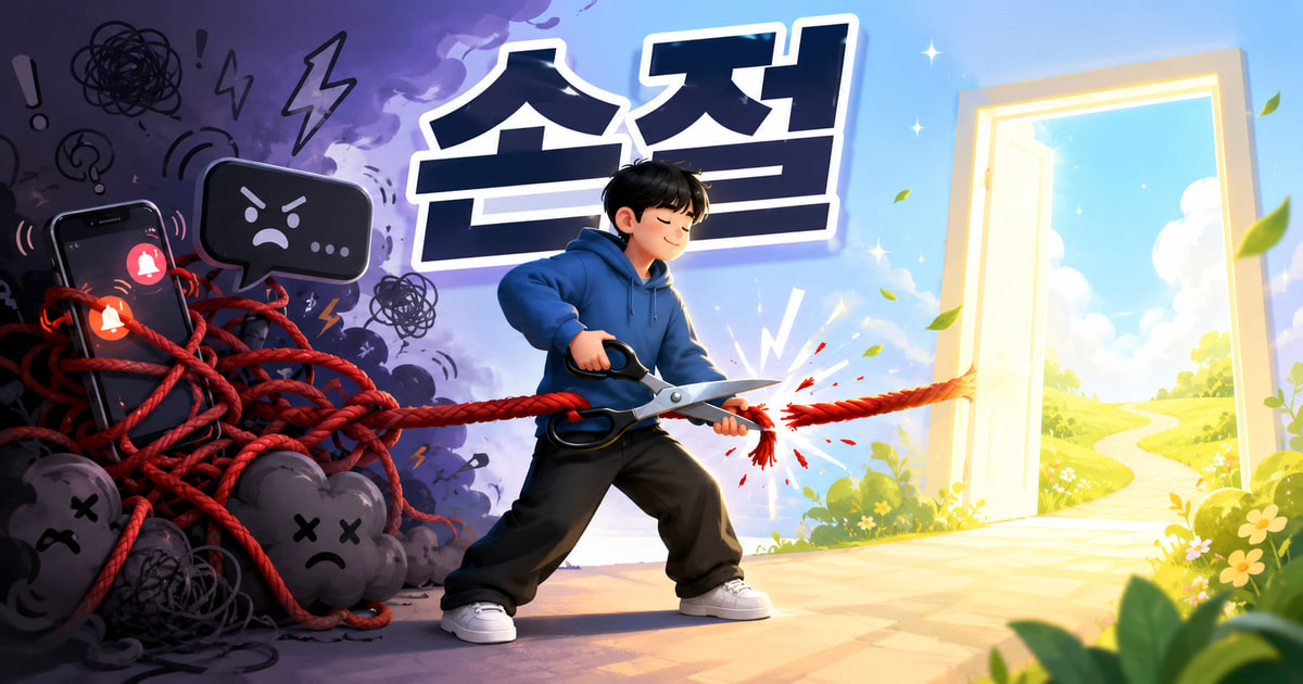 손절 뜻을 보여주는 이미지