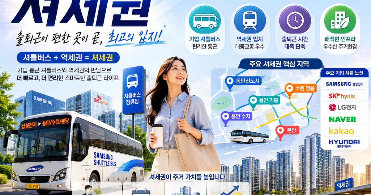 셔세권 뜻을 보여주는 이미지