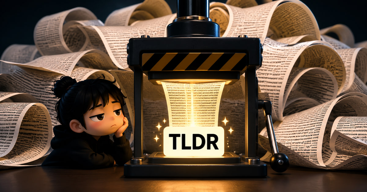 TLDR 뜻을 보여주는 이미지