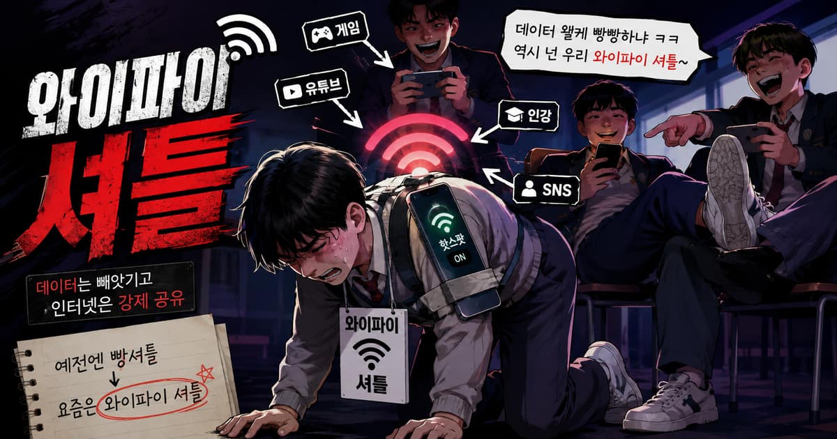 와이파이 셔틀 뜻을 보여주는 이미지