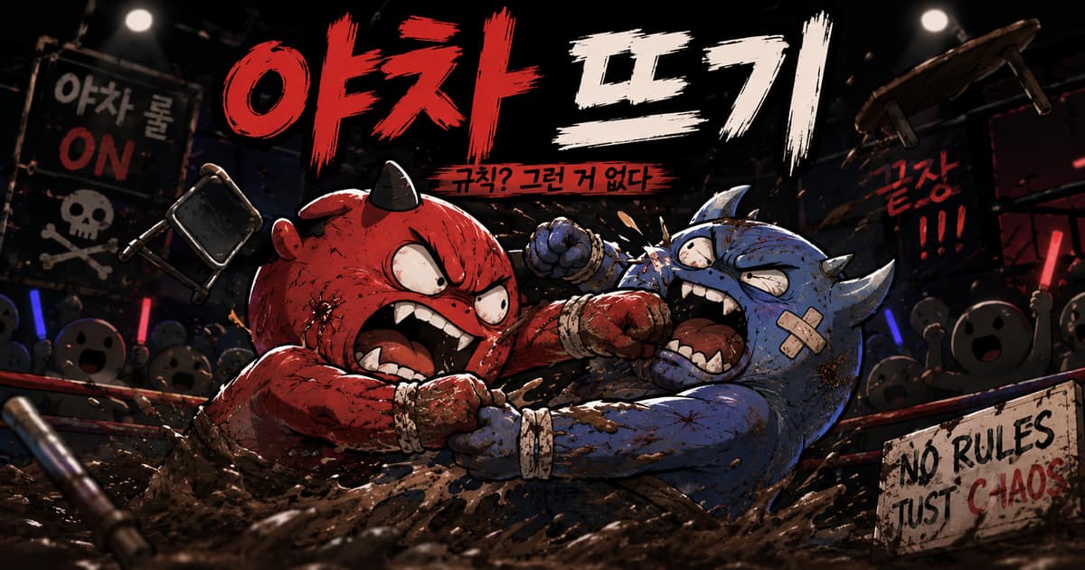 야차 뜨기 뜻을 보여주는 이미지