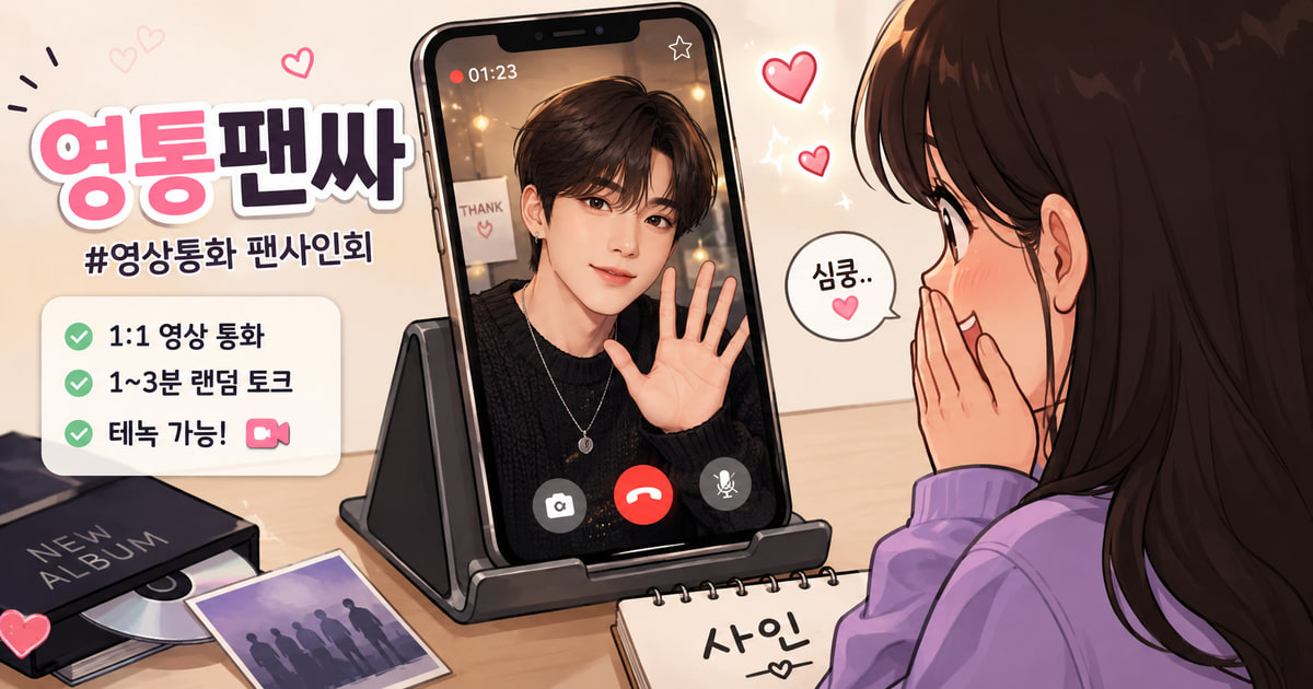 영통팬싸 뜻을 보여주는 이미지